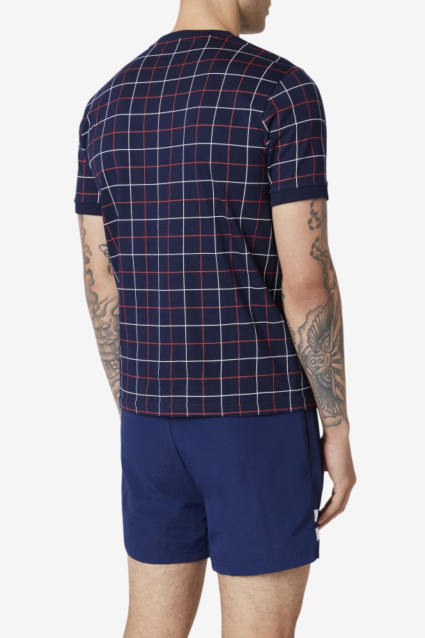 Casbian Crew Azul Marino/rojo/blanco Fila Outlet