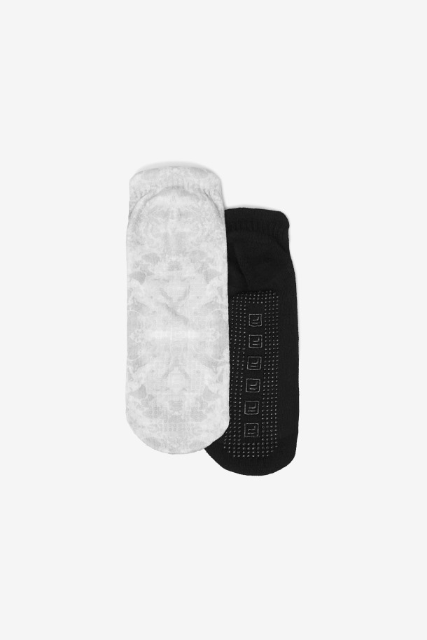 Pack De 2 Pares De Calcetines Tie Dye De Mujer Gris Multi Fila Outlet