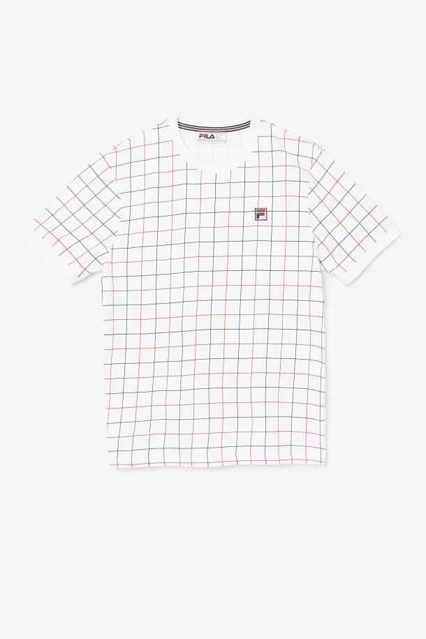 Fila Outlets Blanco/rojo/azul Marino Casbian Crew