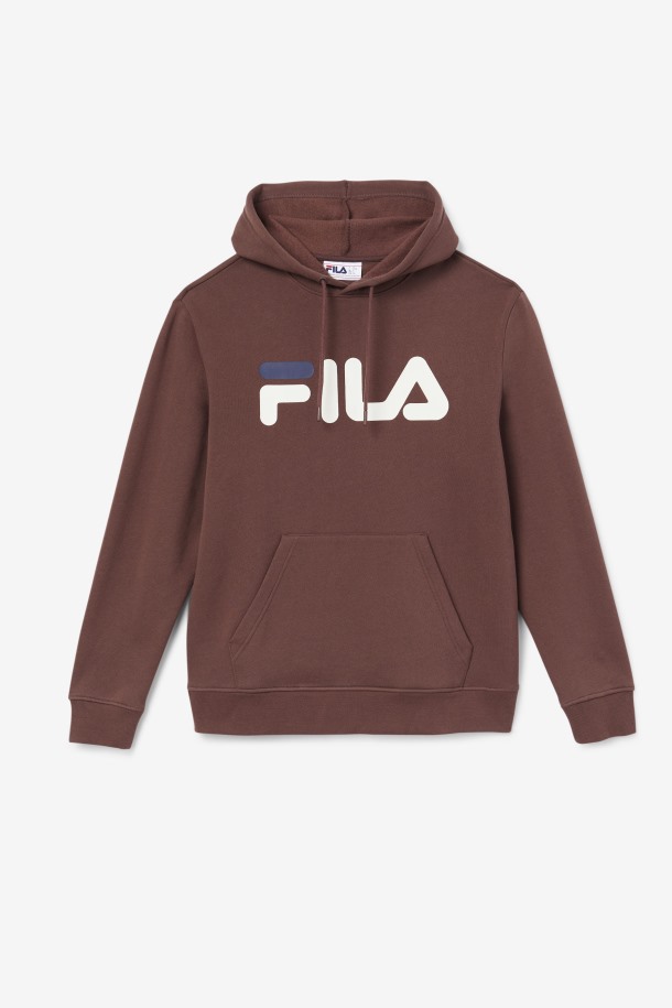 Marrón Piedra/egret/azul Marino Fila Outlets Samari Sudadera Con Capucha