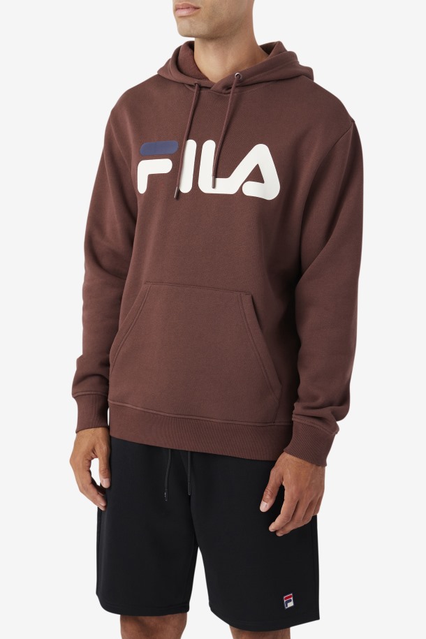 Marrón Piedra/egret/azul Marino Fila Outlets Samari Sudadera Con Capucha