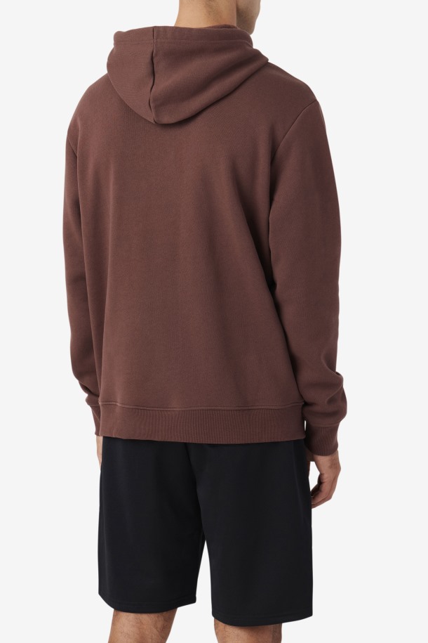 Marrón Piedra/egret/azul Marino Fila Outlets Samari Sudadera Con Capucha