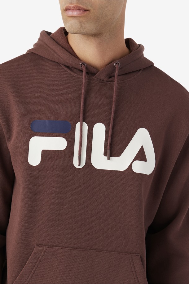 Marrón Piedra/egret/azul Marino Fila Outlets Samari Sudadera Con Capucha