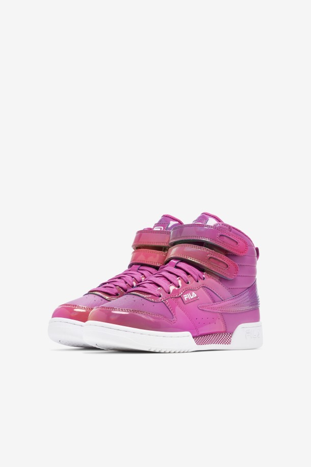 Iridiscente/púrpura/blanco Fila Outlets Niños Pequeños F-14 Iridiscente