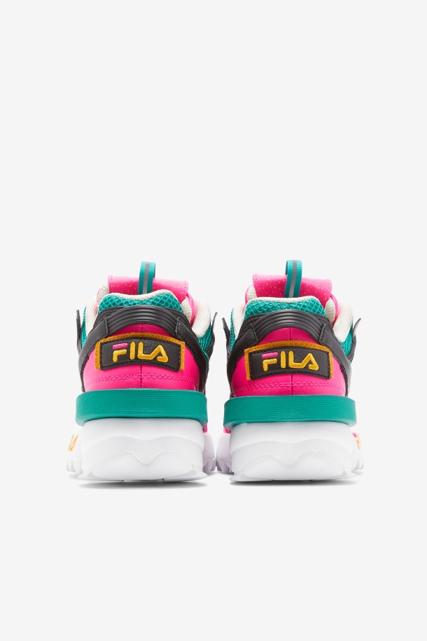 Zapatillas De Mujer Disruptor 2 Exp Fila Outlet Rosa Brillo/dorado/gardenia