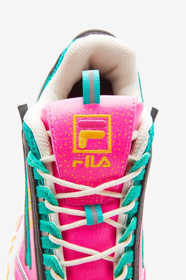 Zapatillas De Mujer Disruptor 2 Exp Fila Outlet Rosa Brillo/dorado/gardenia