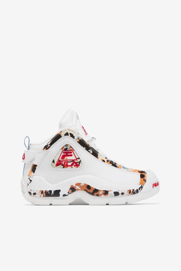 Blanco/rojo Fila Outlet Mujer Grant Hill 2