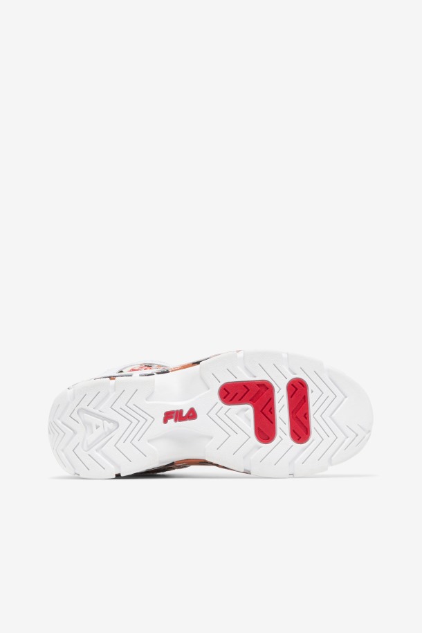Blanco/rojo Fila Outlet Mujer Grant Hill 2