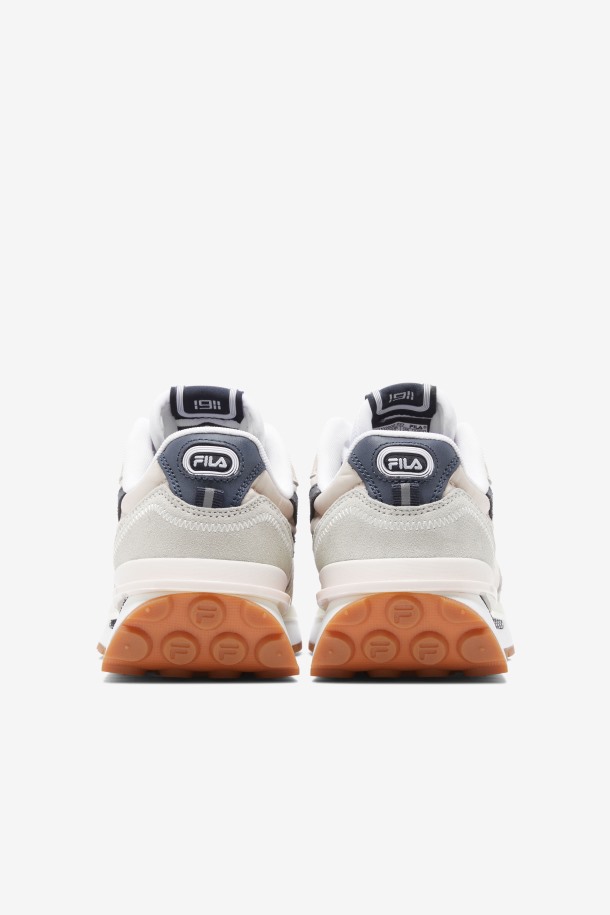 Blanqueado Arena/azul Marino/blanco Fila Outlets Mujer Renno