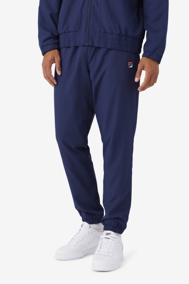Pantalón De Chándal Amar Azul Marino/blanco/rojo De Fila Outlets