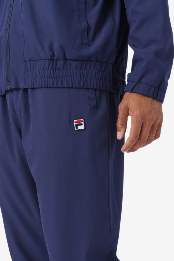 Pantalón De Chándal Amar Azul Marino/blanco/rojo De Fila Outlets