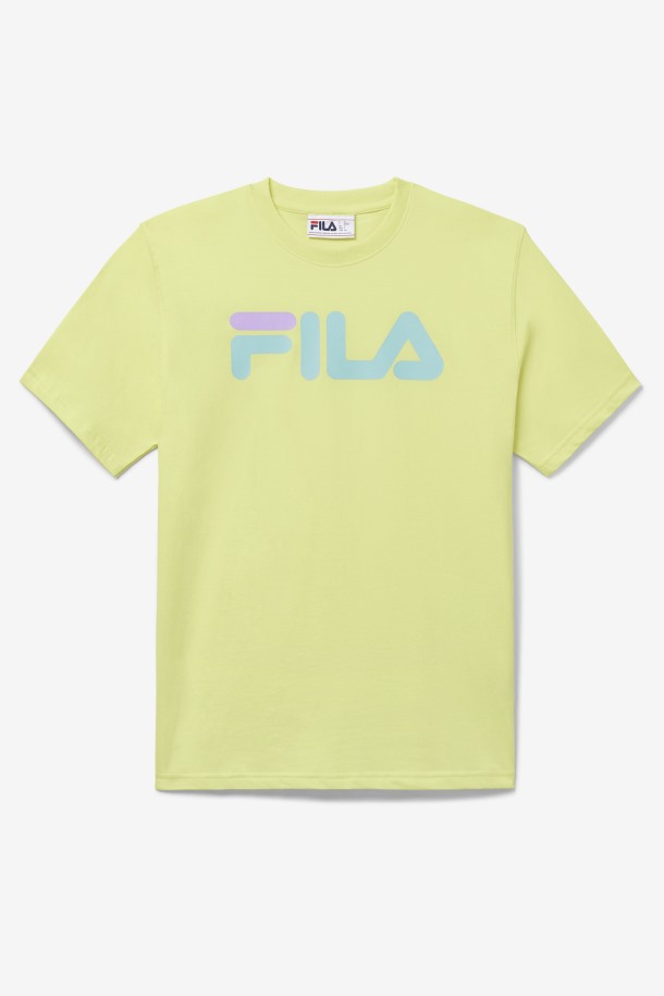 Camiseta Hombre Eagle Amarillo Lima Pálido Fila Outlet