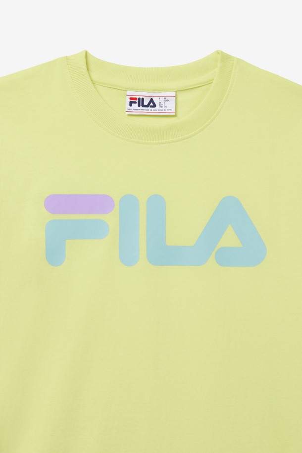 Camiseta Hombre Eagle Amarillo Lima Pálido Fila Outlet