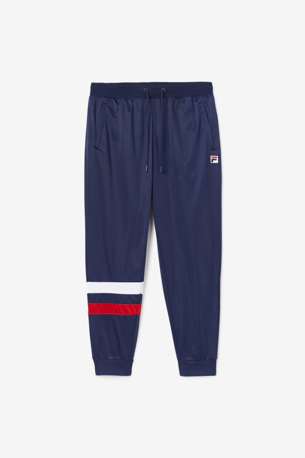 Fila Outlets Azul Marino/rojo/blanco Jaya Pantalón De Chándal