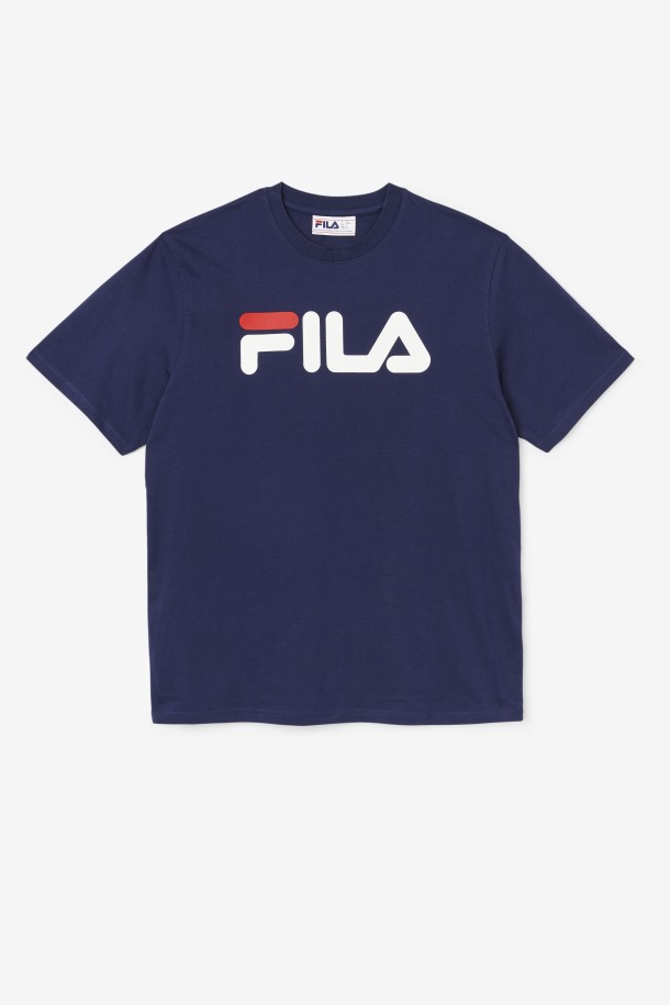 Fila Outlets Hombre Eagle Tee Peacoat/white/chinese Red
