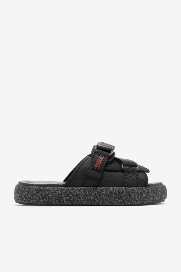 Zapatillas Fila Atlas Hombre Negro/rojo