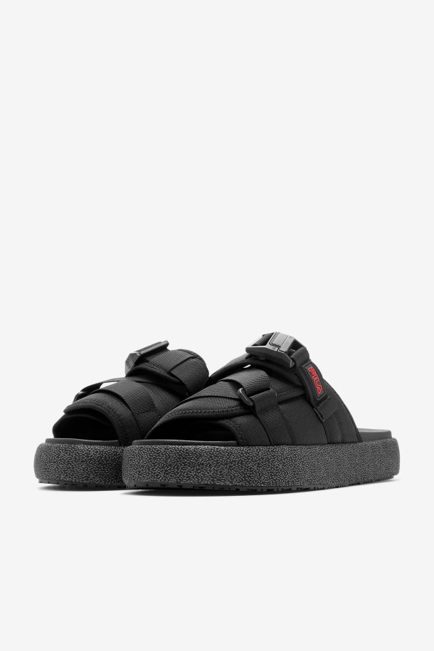Zapatillas Fila Atlas Hombre Negro/rojo