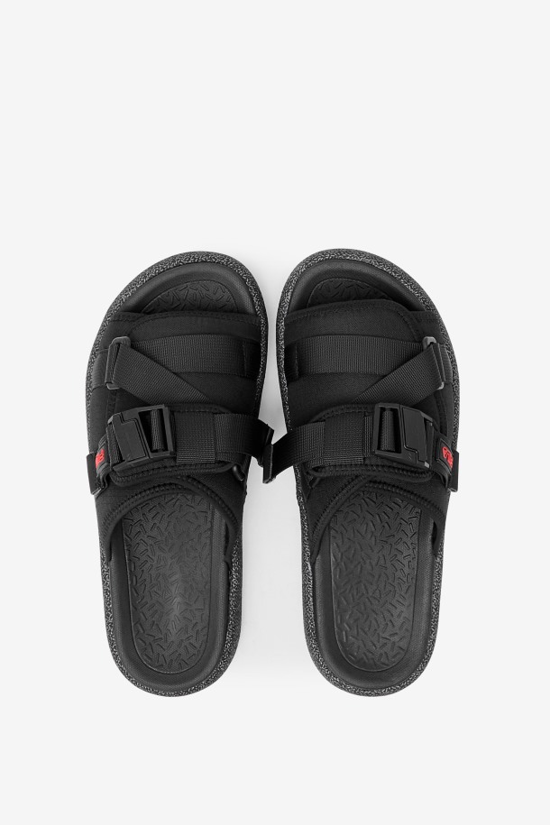 Zapatillas Fila Atlas Hombre Negro/rojo