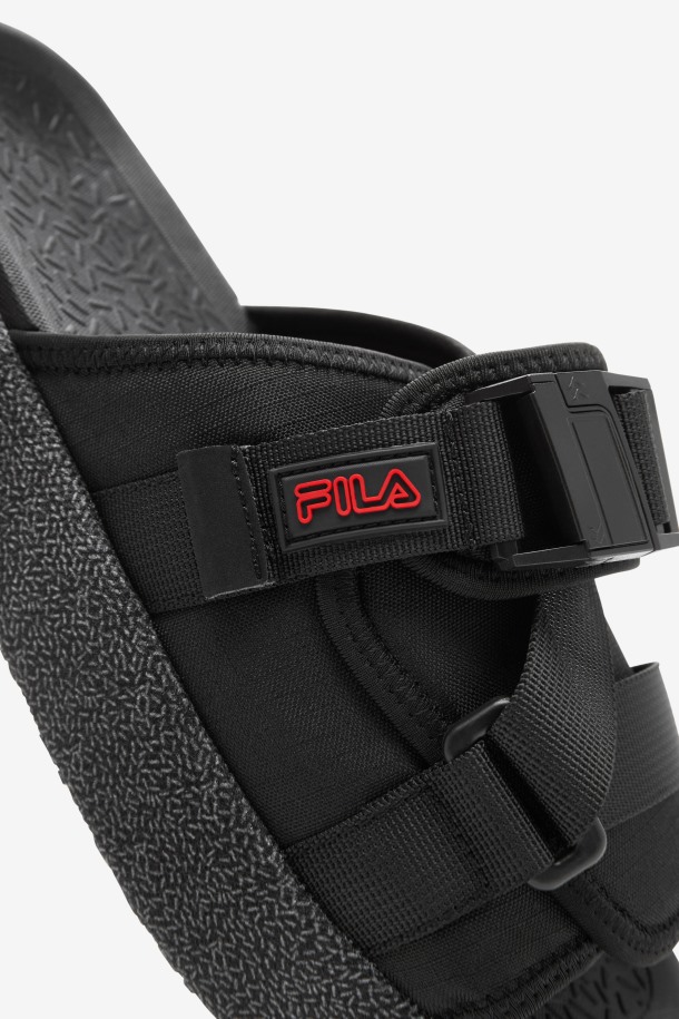 Zapatillas Fila Atlas Hombre Negro/rojo