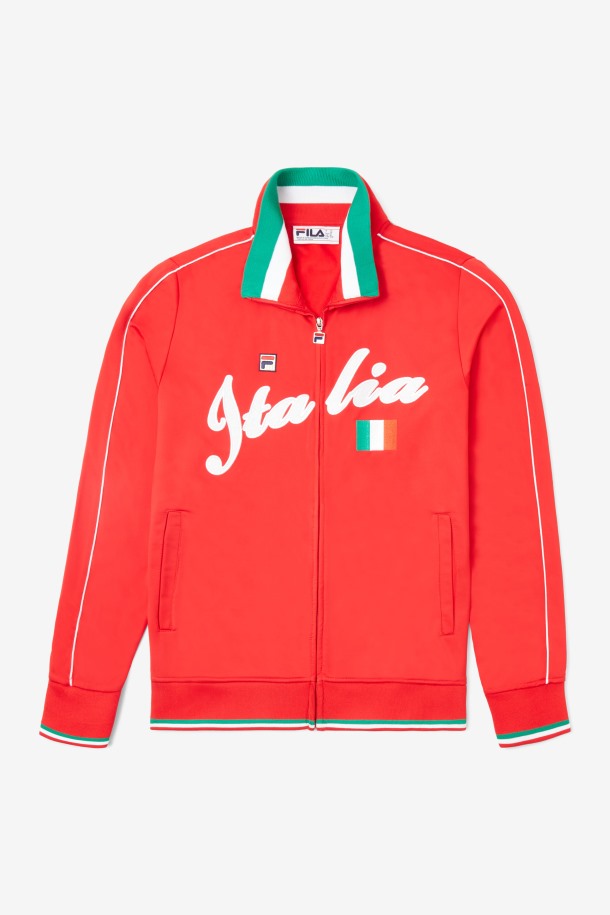 Chaqueta De Chándal Fila Outlets Italia Roja/blanca