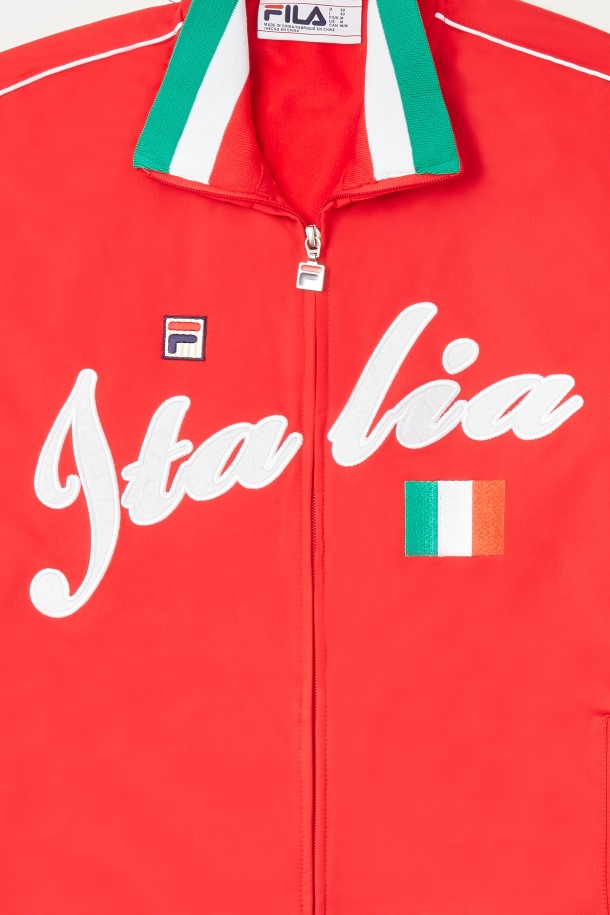 Chaqueta De Chándal Fila Outlets Italia Roja/blanca