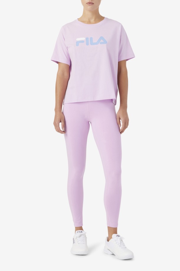 Legging Elora Orquídea/azul/blanco Fila Outlet