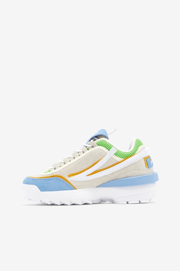 Blanco/anochecer Azul/jazmín Verde Fila Outlet Mujer Disruptor 2 Exp