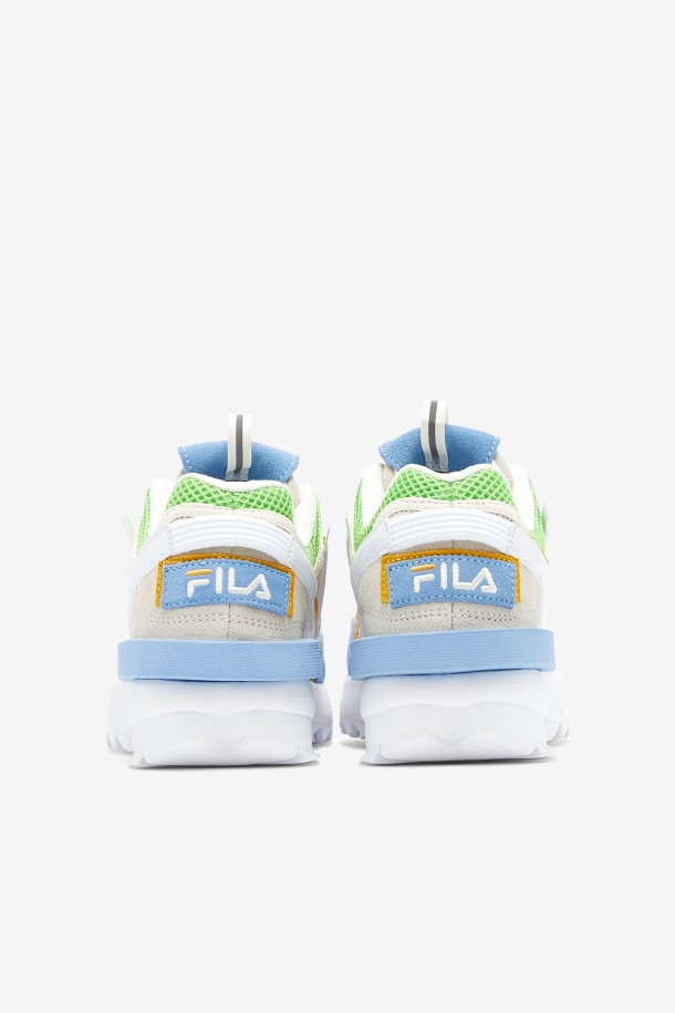 Blanco/anochecer Azul/jazmín Verde Fila Outlet Mujer Disruptor 2 Exp