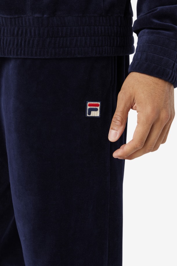 Pantalón Terciopelo O-fit Queue Outlets Navy/gardenia/red