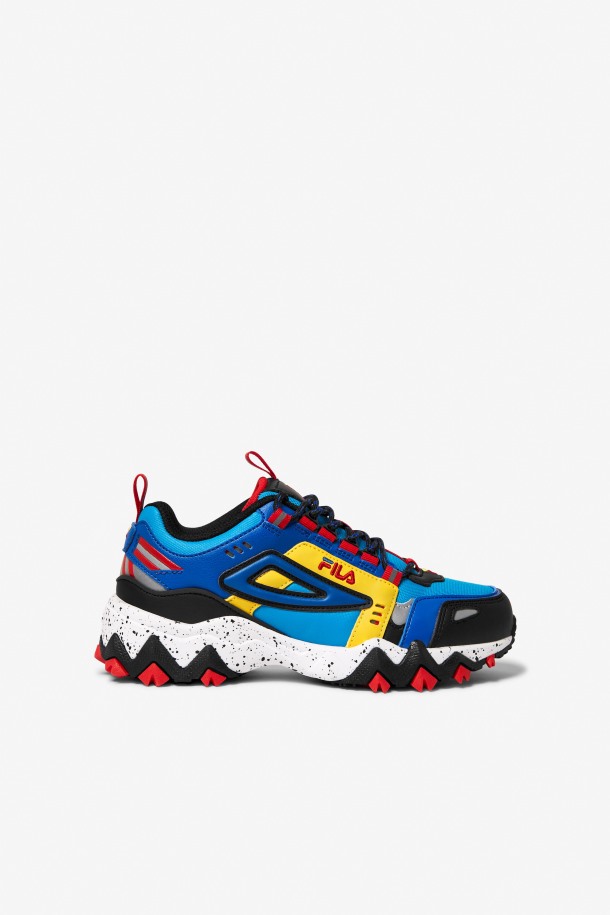 Azul Atómico/azul/negro Niños Talla Grande Oakmont Tr Fila Outlet