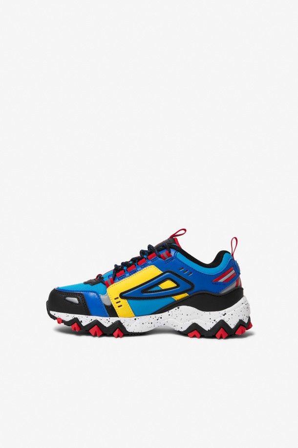 Azul Atómico/azul/negro Niños Talla Grande Oakmont Tr Fila Outlet