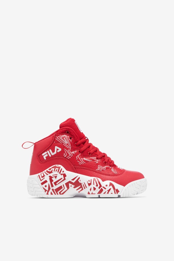 Fila Mb Rojo/blanco Para Niños Grandes Outlet