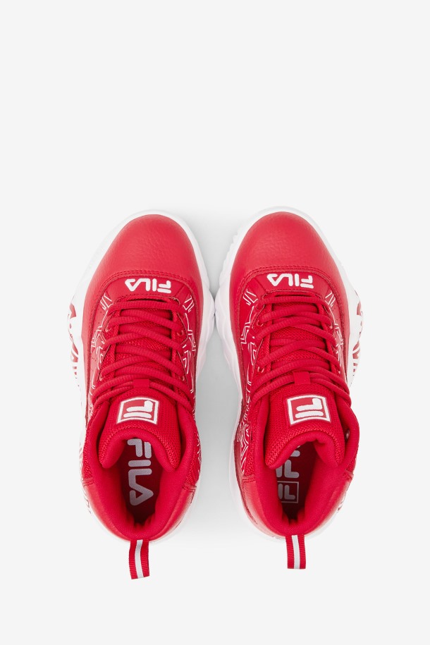 Fila Mb Rojo/blanco Para Niños Grandes Outlet