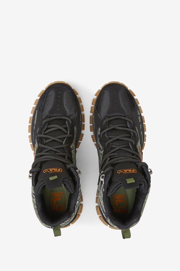 Negro/cebollino/goma Fila Outlet Hombre Ray Tracer Tr 2 Mid