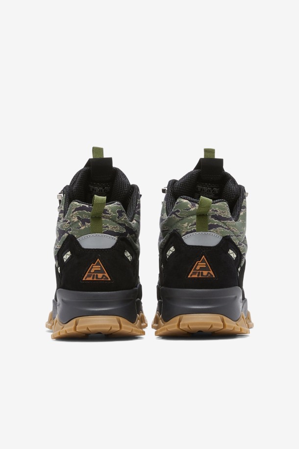 Negro/cebollino/goma Fila Outlet Hombre Ray Tracer Tr 2 Mid