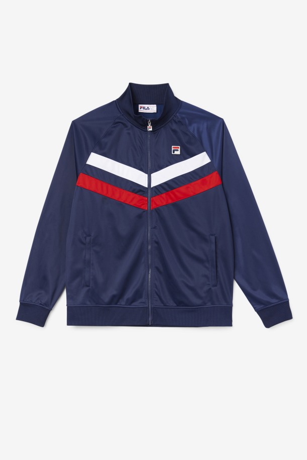 Chaqueta De Chándal Jaya Azul Marino/rojo/blanco De Fila Outlets