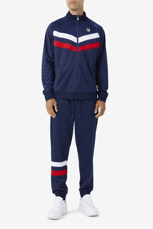 Chaqueta De Chándal Jaya Azul Marino/rojo/blanco De Fila Outlets