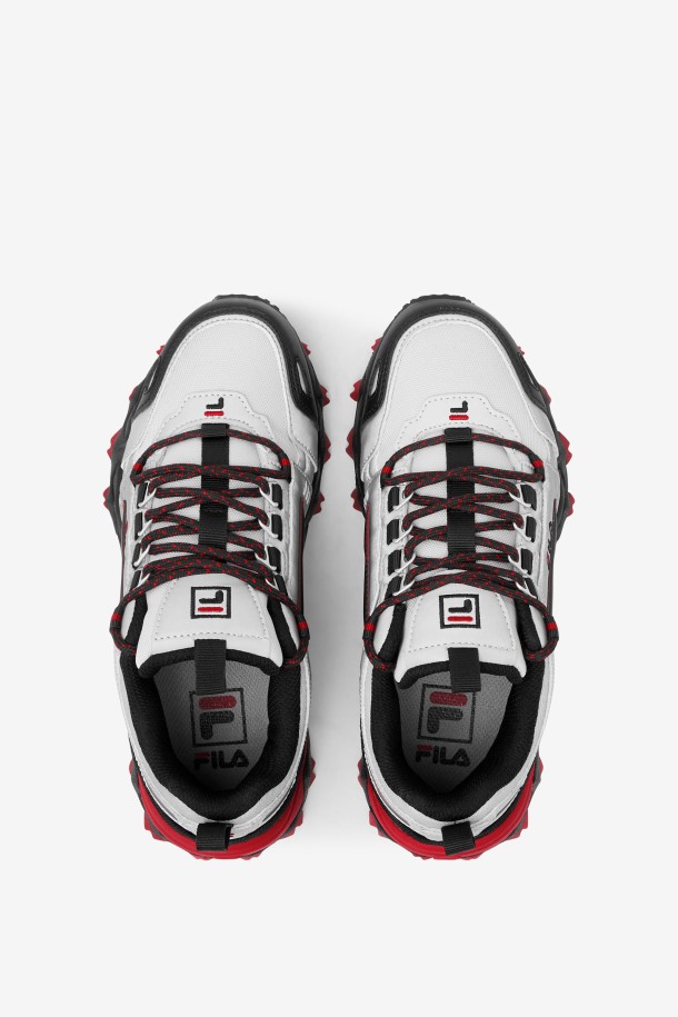 Fila Outlets Niños Pequeños Oakmont Tr Plata Metálica/negro/rojo