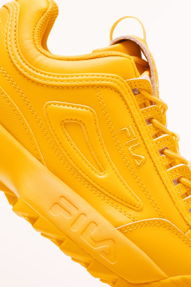 Zapatillas Fila Mujer Doradas Disruptor 2 Premium