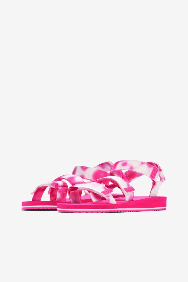 Multi/rosa Glo/blanco Fila Outlet Mujer Drifter Ts Tie Dye