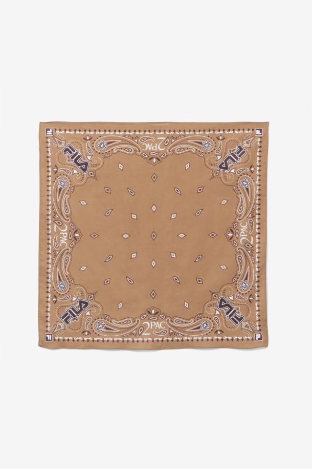 2pac Bandana Tabaco Marron Fila Outlet