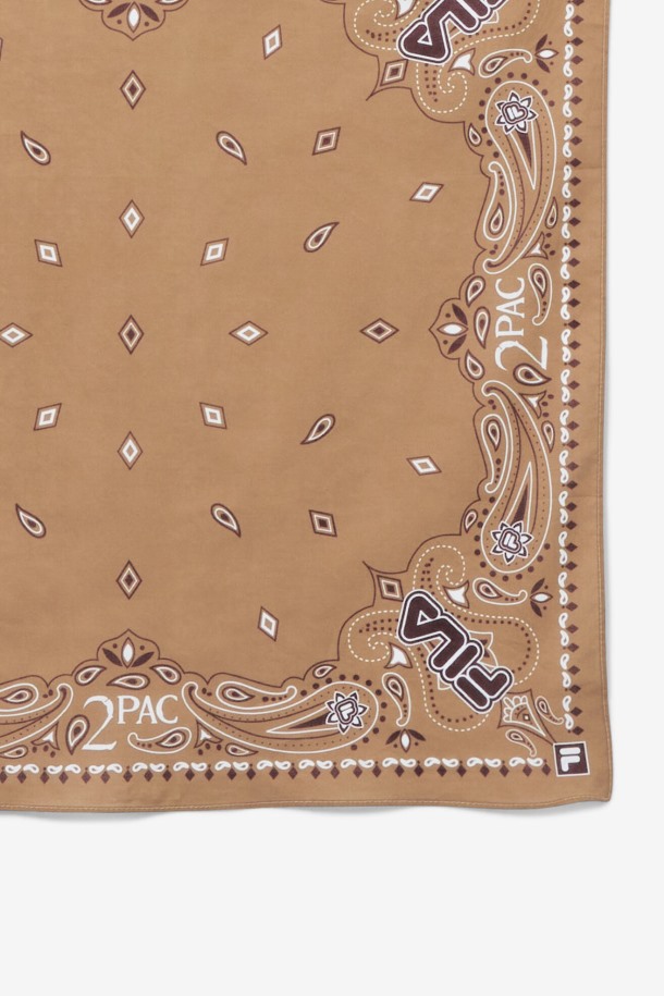 2pac Bandana Tabaco Marron Fila Outlet