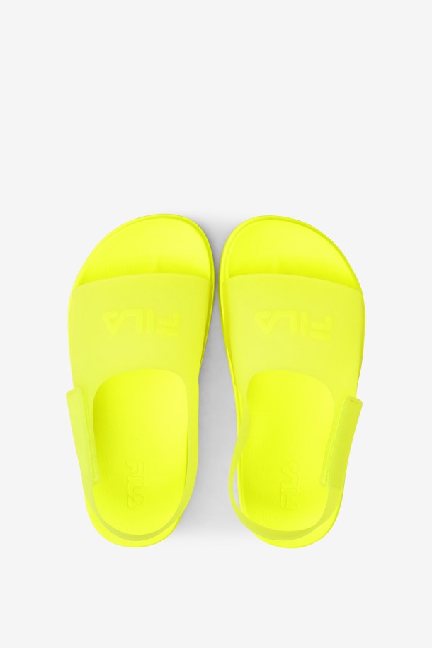Chanclas Saveeno Para Niños Grandes Amarillas De Fila Outlets