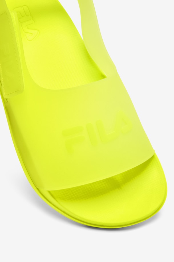 Chanclas Saveeno Para Niños Grandes Amarillas De Fila Outlets