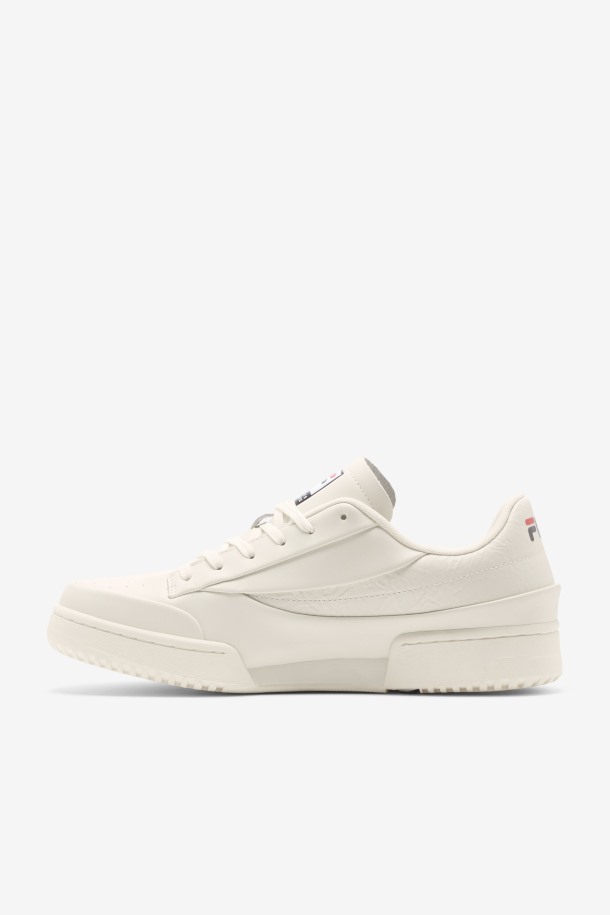 Tenis Originales Hombre Lux X Barneys Gardenia/negro/rojo Fila Outlet