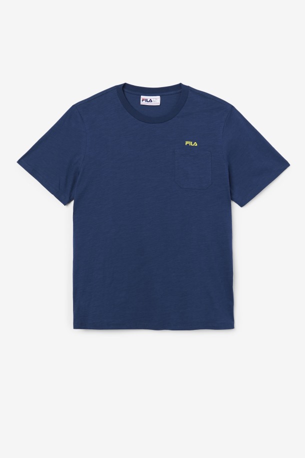 Azul Marino/amarillo Dilki Crew Fila Outlet