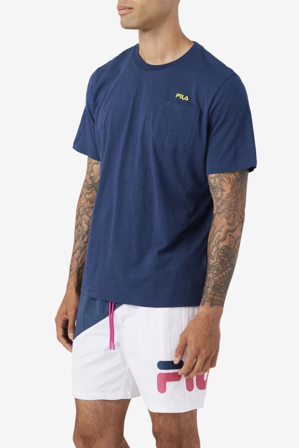 Azul Marino/amarillo Dilki Crew Fila Outlet