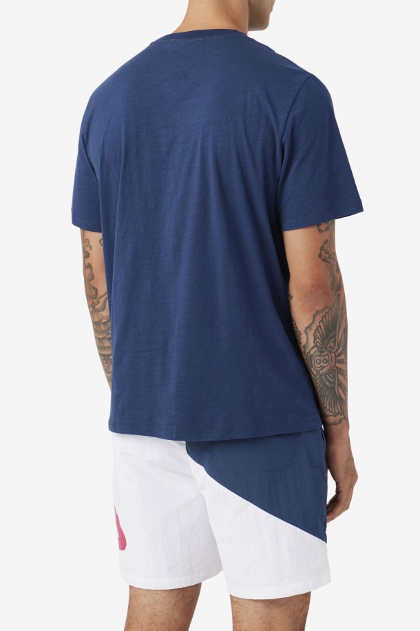 Azul Marino/amarillo Dilki Crew Fila Outlet