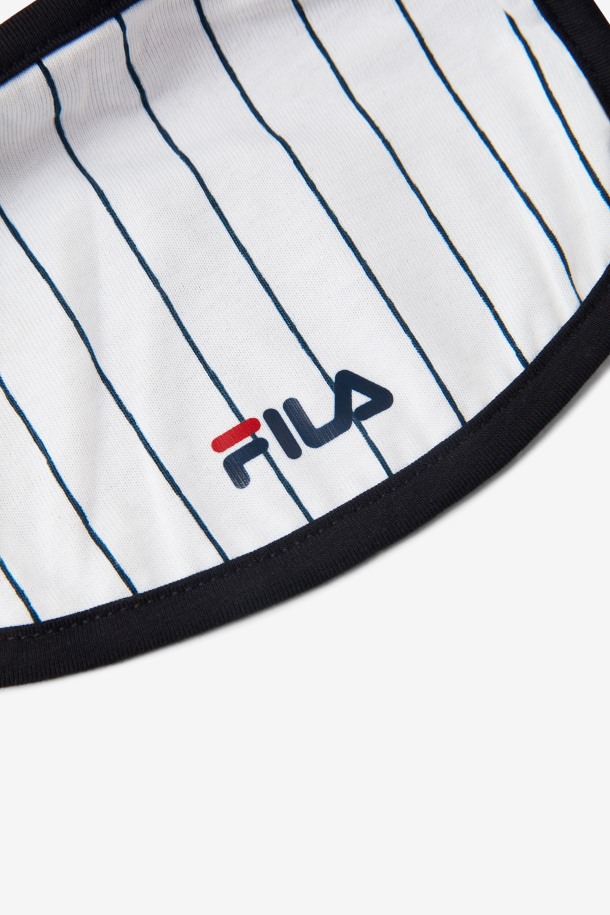 Mascarilla Blanca Con Raya Diplomática Blancas Fila Outlet