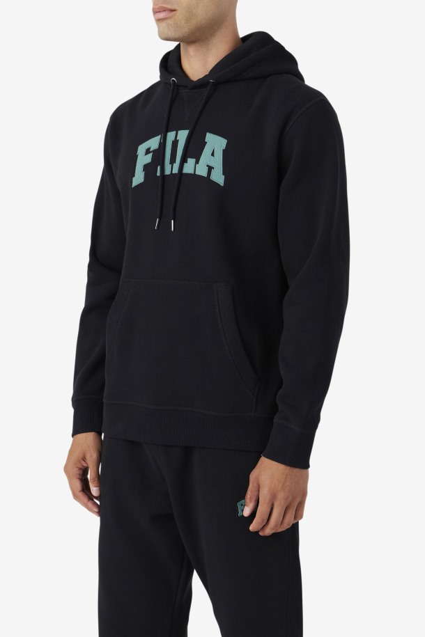 Brook Sudadera Con Capucha Fila Outlets Negro/azul Abeto